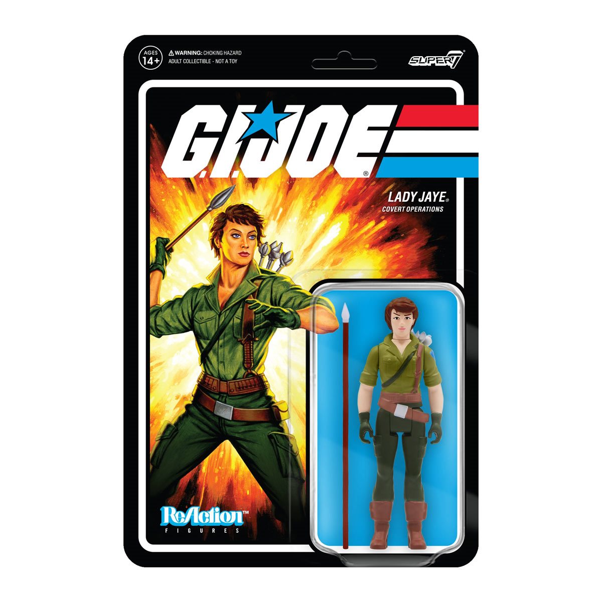 Sale - G.I. Joe Lady Jay ReAction Figure