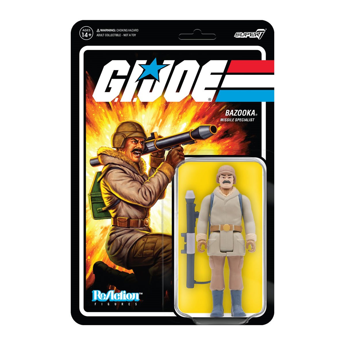 Sale - G.I. Joe Bazooka 3 3/4-Inch ReAction Figure