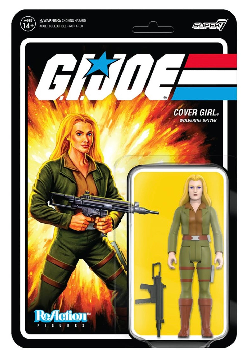 Sale - G.I. Joe Covergirl 3 3/4-Inch ReAction Figure