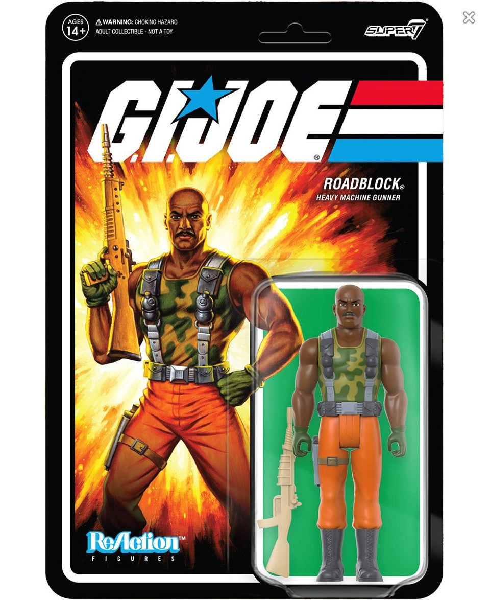 Sale - G.I. Joe Roadblock 3 3/4-Inch ReAction Figure