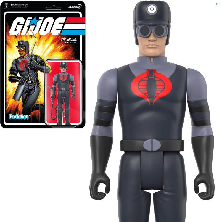 Sale - G.I. Joe Snakeling Clean-Shaven Tan ReAction Figure