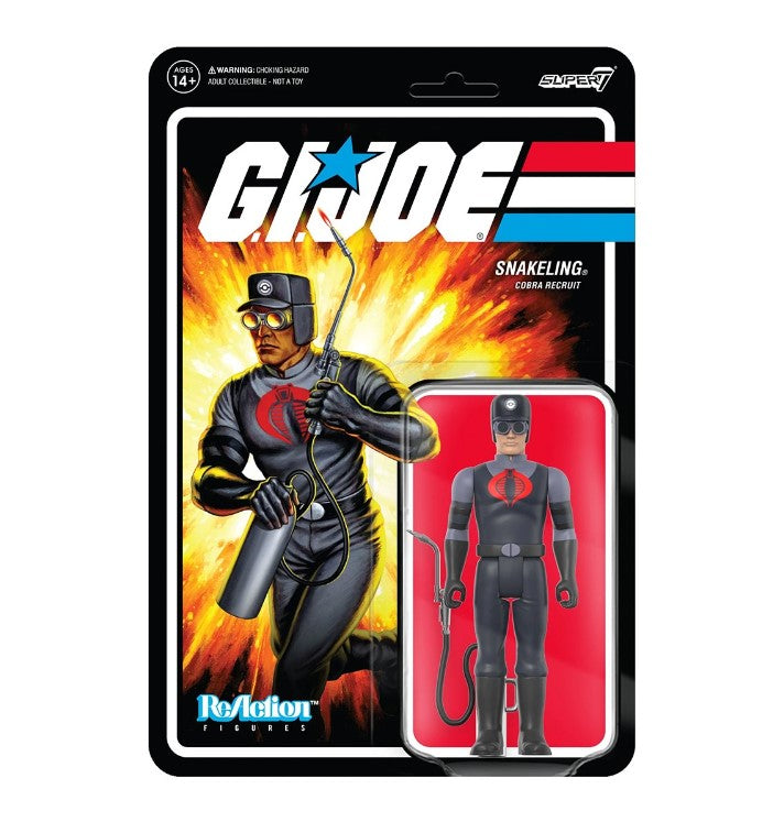 Sale - G.I. Joe Snakeling Clean-Shaven Tan ReAction Figure