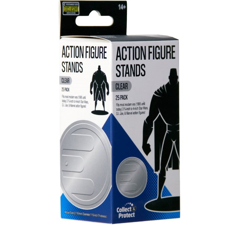 Action Figure Stands 25-Pack - Clear