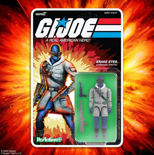 PRE-ORDER for Oct 25 - G.I. Joe Arctic Snake Eyes 3 3/4-Inch ReAction+ Figure