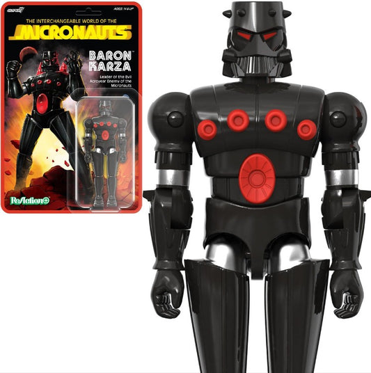 Micronauts Baron Karza 3 3/4-Inch ReAction+ Figure