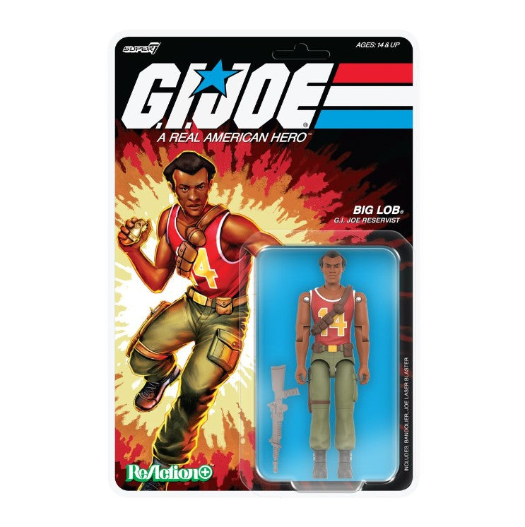 PRE-ORDER for Oct 25 - G.I. Joe Big Lob (Movie) 3 3/4-Inch ReAction+ Figure