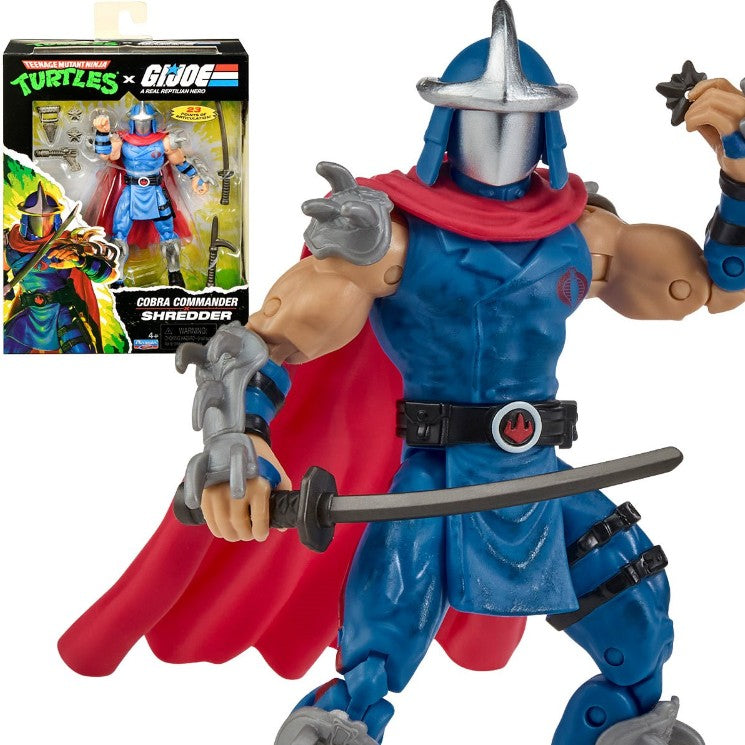 Teenage Mutant Ninja Turtles x G.I. Joe Shredder x Cobra Commander Action Figure