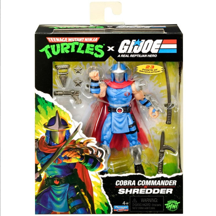 Teenage Mutant Ninja Turtles x G.I. Joe Shredder x Cobra Commander Action Figure