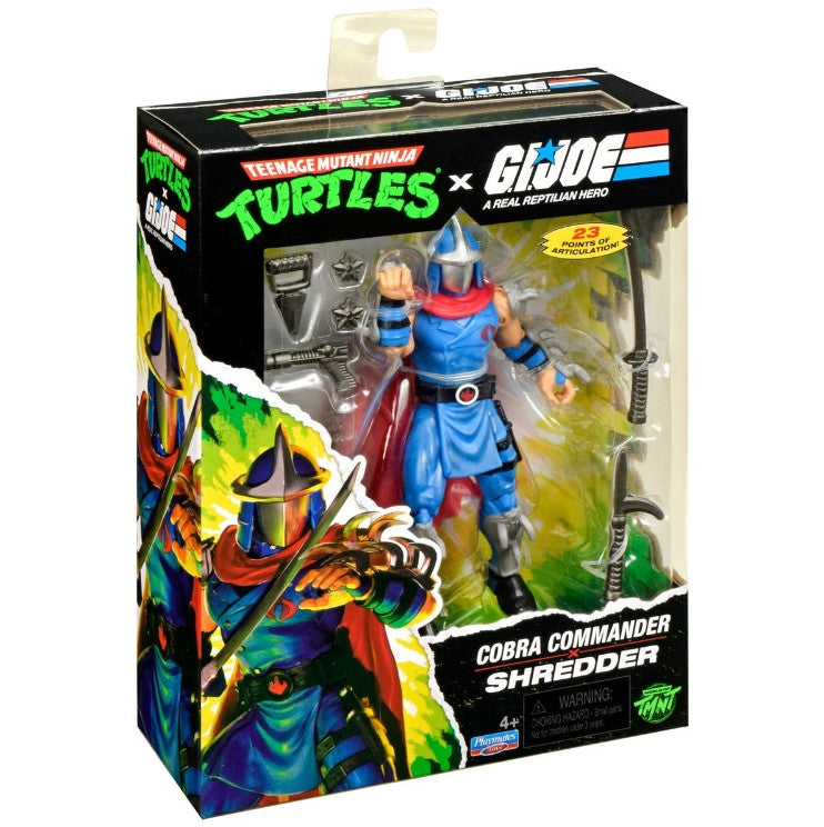 Teenage Mutant Ninja Turtles x G.I. Joe Shredder x Cobra Commander Action Figure