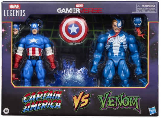 Marvel Legends Series Gamerverse Captain America vs Venom