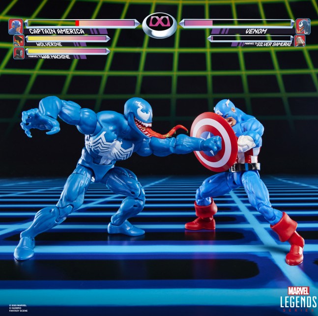 Marvel Legends Series Gamerverse Captain America vs Venom