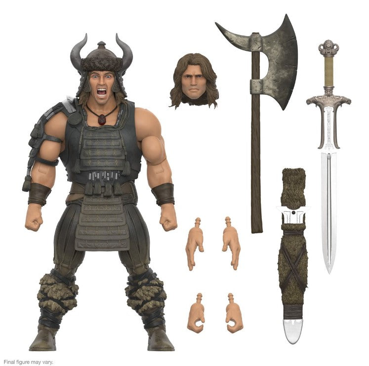 `Message to Preorder - Coming May 24 - Conan the Barbarian Ultimates Conan Battle of the Mounds 7-Inch Action Figure