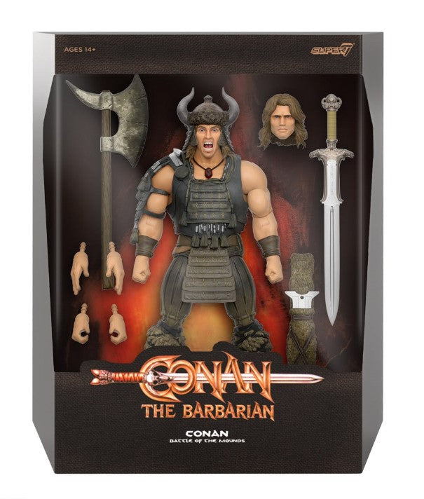 `Message to Preorder - Coming May 24 - Conan the Barbarian Ultimates Conan Battle of the Mounds 7-Inch Action Figure