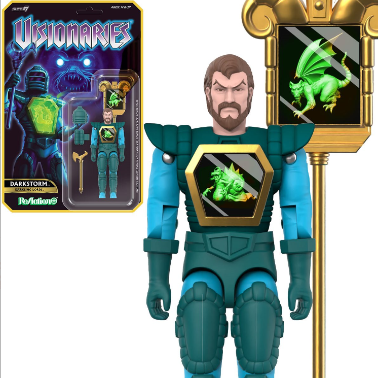 Visionaries Darkstorm 3 3/4-Inch ReAction+ Figure