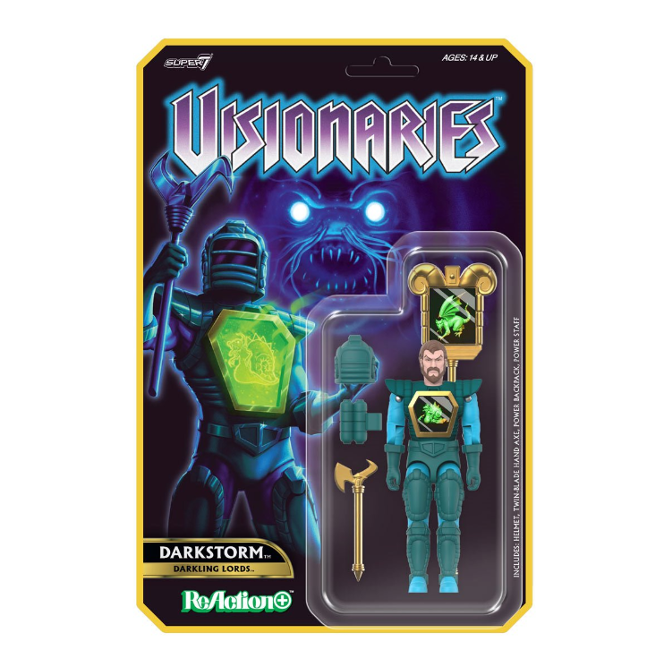 Visionaries Darkstorm 3 3/4-Inch ReAction+ Figure