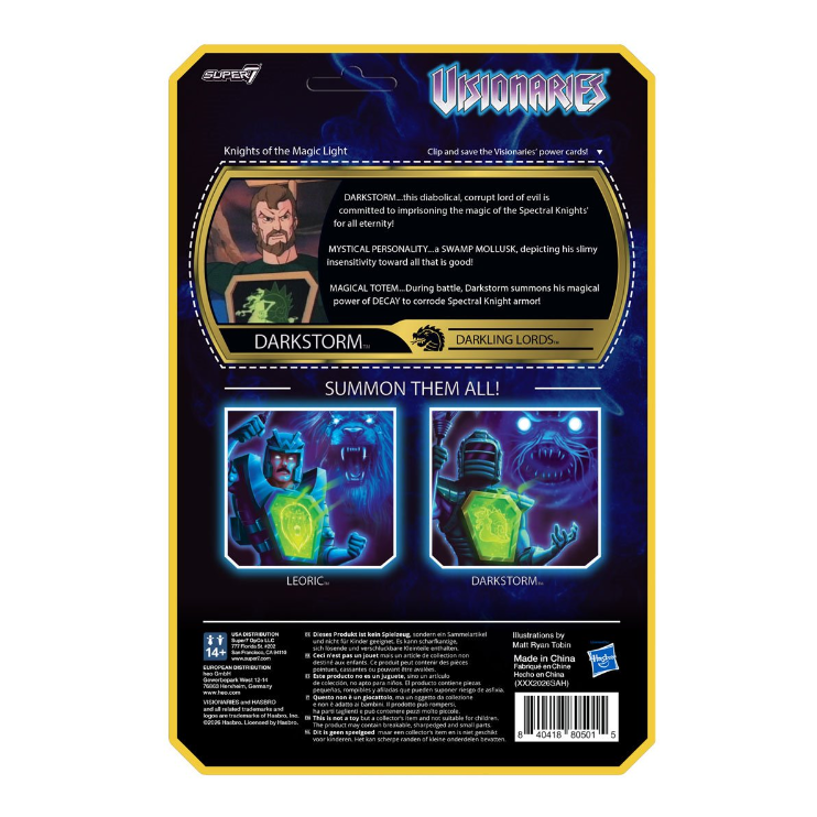Visionaries Darkstorm 3 3/4-Inch ReAction+ Figure