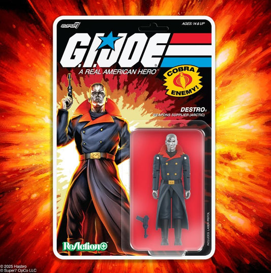 PRE-ORDER for Oct 25 - G.I. Joe Arctic Destro (Movie) 3 3/4-Inch ReAction+ Figure