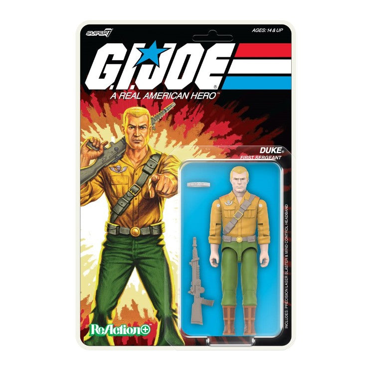 PREORDER Jan 25 - G.I. Joe Reaction+ Duke 3.75" O-Ring Figure