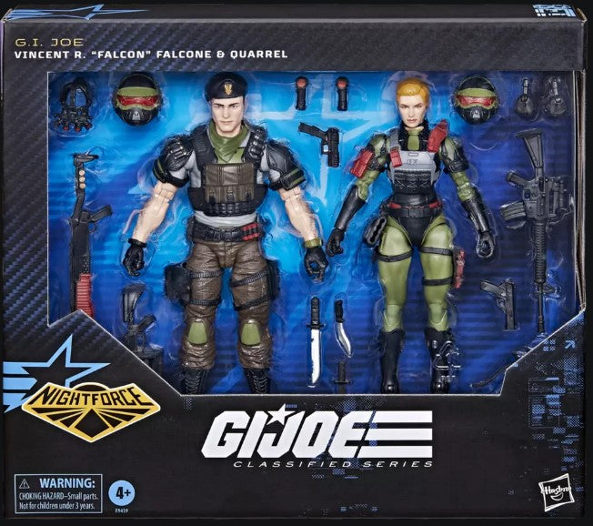 G.I. Joe Classified Series 6-Inch Night Force Falcon and Quarrel Action Figure