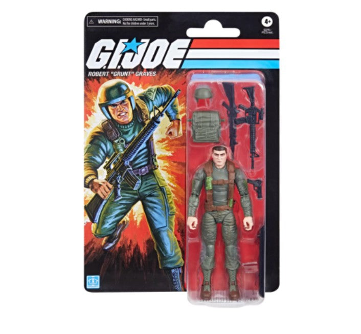 PRE-ORDER for July 2026 - G.I. Joe Classified Series Retro Cardback Robert "Grunt" Graves