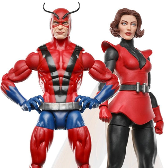 Avengers Marvel Legends Series Hank Pym (Giant-Man) and Janet Van Dyne (Wasp) 6-Inch Action Figure 2-Pack