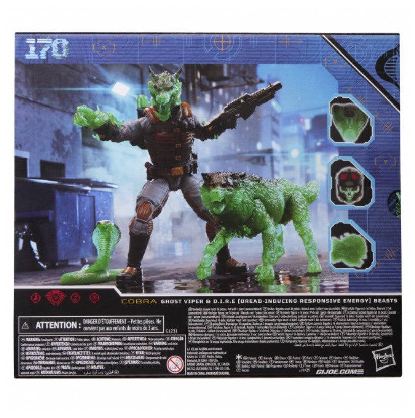 G.I. Joe Classified Series #170, Ghost Viper & D.I.R.E. (Dread-Inducing Responsive Energy) Beasts