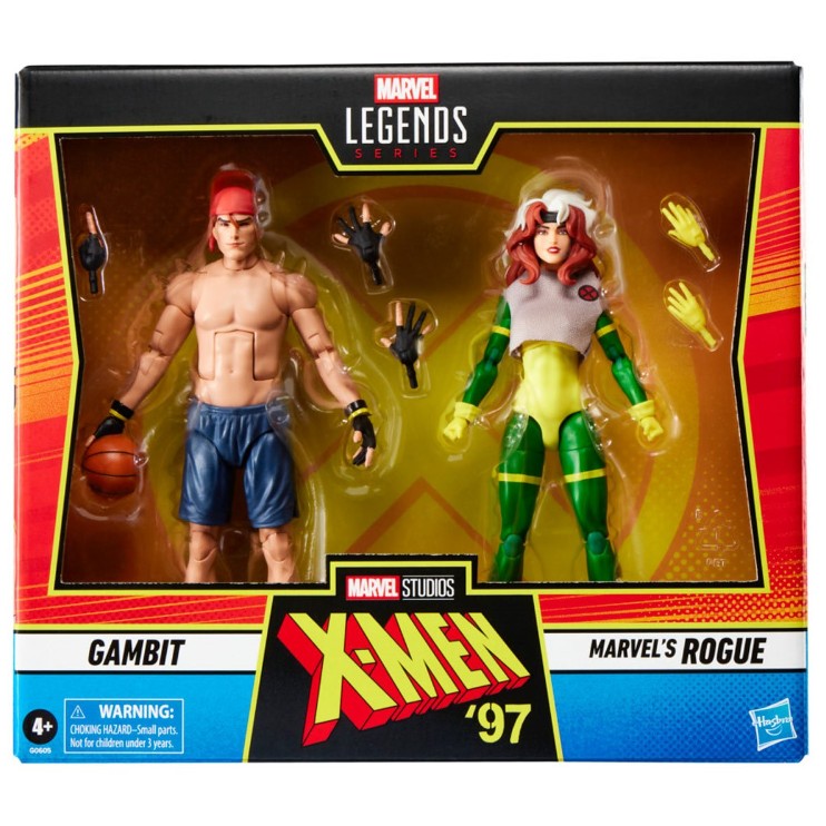 X-Men 97 Marvel Legends Series Gambit and Rogue 6-Inch Action Figures