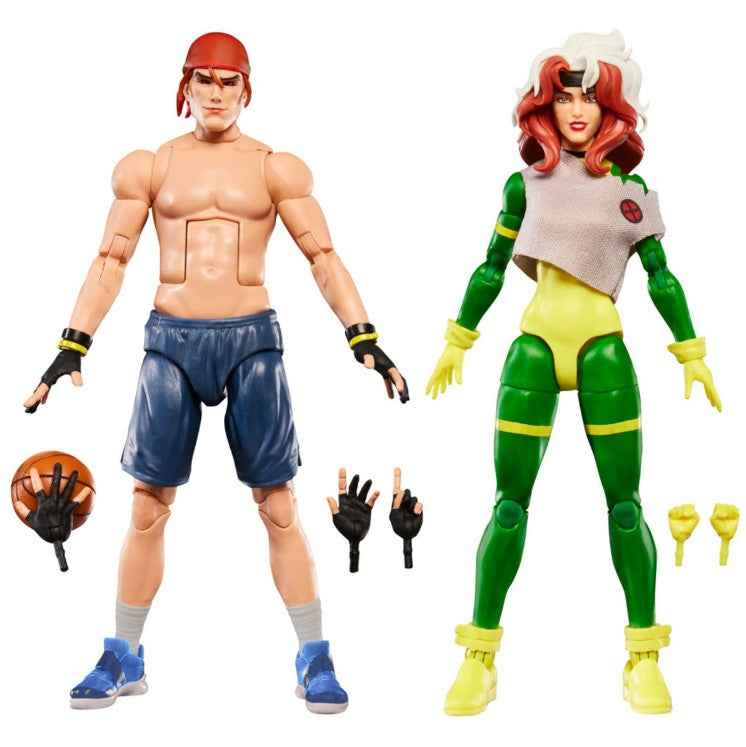 X-Men 97 Marvel Legends Series Gambit and Rogue 6-Inch Action Figures