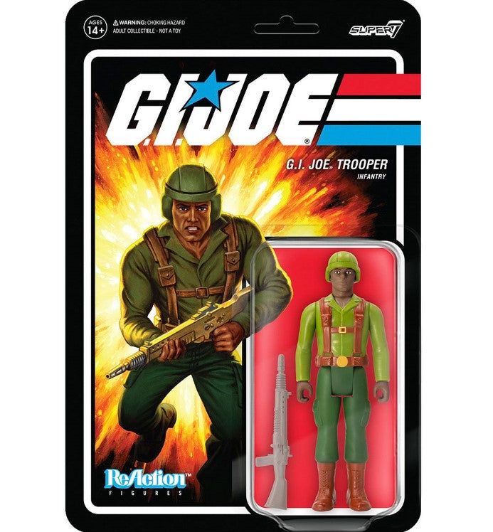 Sale - G.I. Joe Greenshirt (Brown) 3 3/4-Inch ReAction Figure