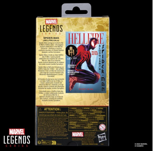 PRE-ORDER for Sep 25 - Marvel Legends Series Spider-Man Hellfire Gala