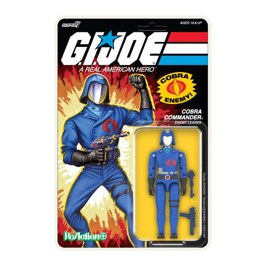 G.I. Joe Reaction+ Cobra Commander 3.75" O-Ring Figure