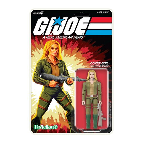 G.I. Joe Reaction+ Cover Girl Blond 3.75" O-Ring Figure