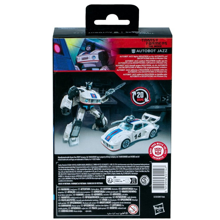 Transformers Studio Series 86 Deluxe Class Transformers: The Movie Autobot Jazz