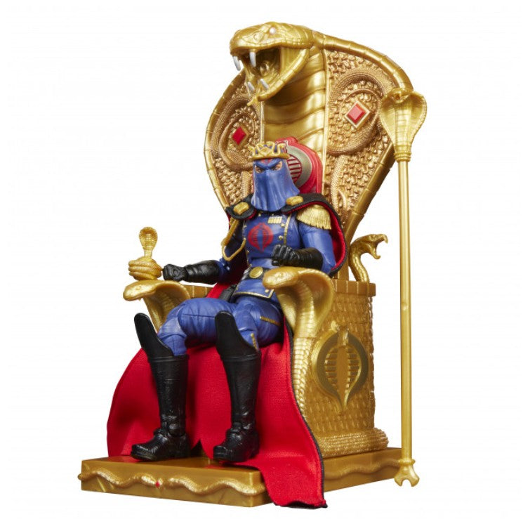 Preorder due Oct 2026 - G.I. Joe Classified Series #221, Cobra Commander in Dress Uniform & Throne