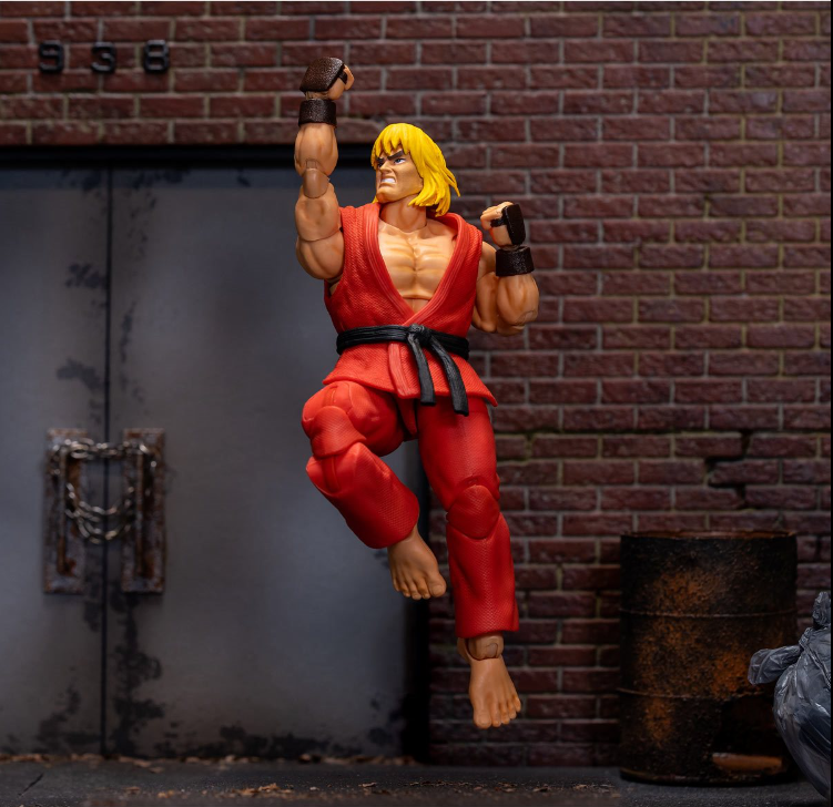 Ultra Street Fighter II Ken 6-Inch Scale Action Figure - Damaged box