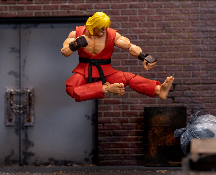 Ultra Street Fighter II Ken 6-Inch Scale Action Figure - Damaged box