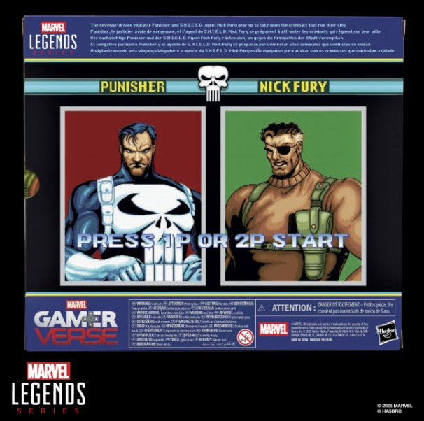 PRE-ORDER for Dec 25 - Marvel Legends Series Gamerverse Punisher and Nick Fury