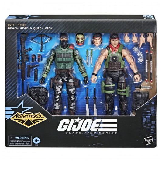PRE-ORDER for Sep 25 - G.I. Joe Classified Series #164, Night Force Beach Head & Quick Kick