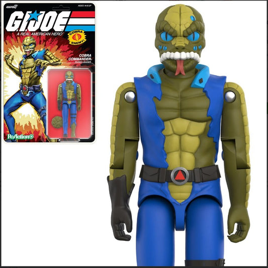 G.I. Joe Cobra Commander (Once a Man) ReAction+ Figure