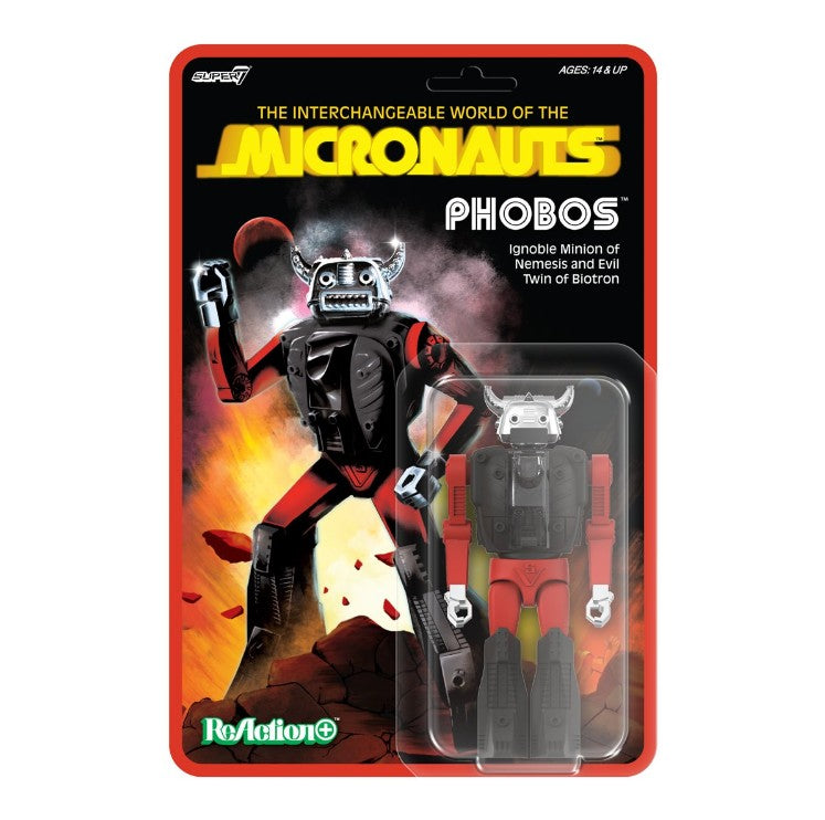 Micronauts Phobos 3 3/4-Inch ReAction+ Figure