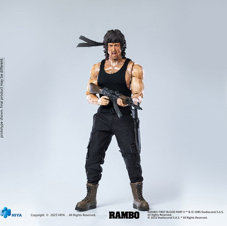 Rambo: First Blood Part II Exquisite Super Series John J. Rambo 1:12 Scale Action Figure - Previews Exclusive