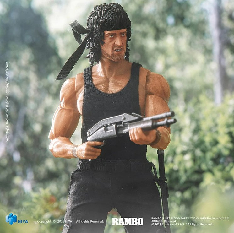 Rambo: First Blood Part II Exquisite Super Series John J. Rambo 1:12 Scale Action Figure - Previews Exclusive