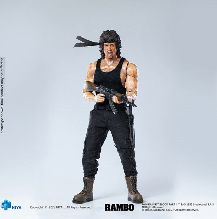 Rambo: First Blood Part II Exquisite Super Series John J. Rambo 1:12 Scale Action Figure - Previews Exclusive