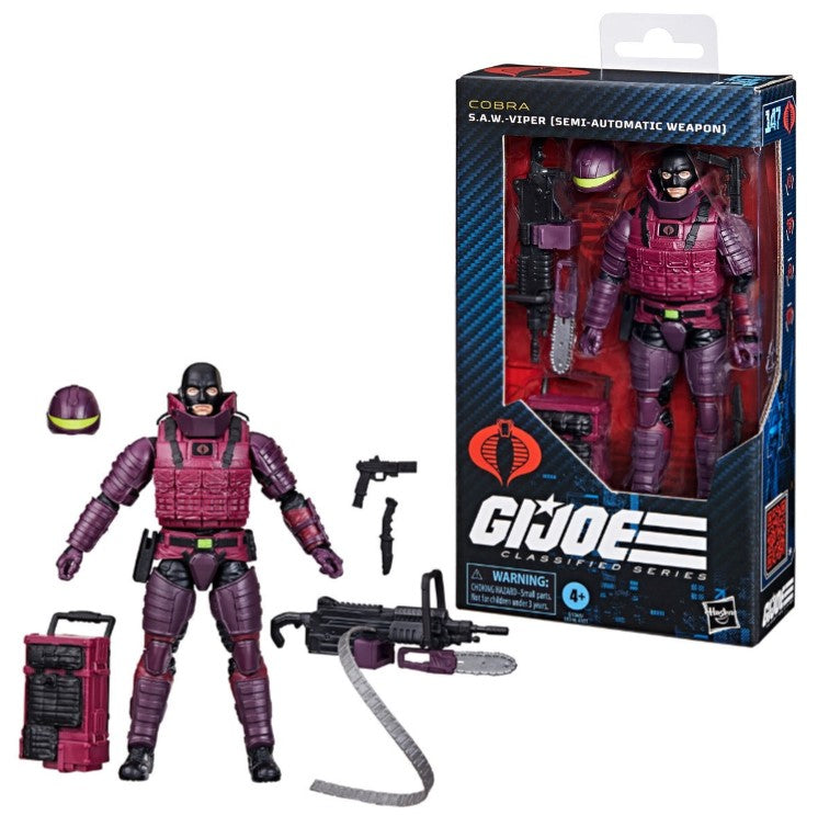 G.I. Joe Classified Series 147 S.A.W. Viper 6-Inch Action Figure