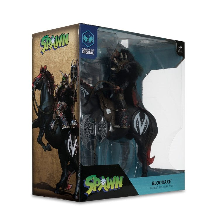 Spawn: The Dark Ages Bloodaxe with Horse 7-Inch Scale Action Figure 2-Pack with McFarlane Toys Digital Collectible
