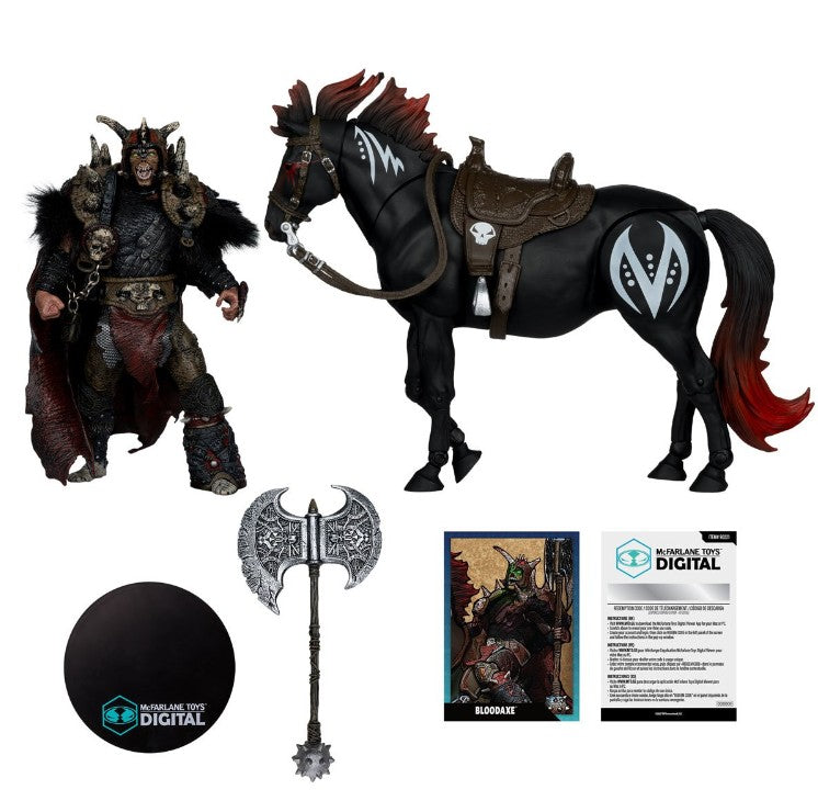 Spawn: The Dark Ages Bloodaxe with Horse 7-Inch Scale Action Figure 2-Pack with McFarlane Toys Digital Collectible