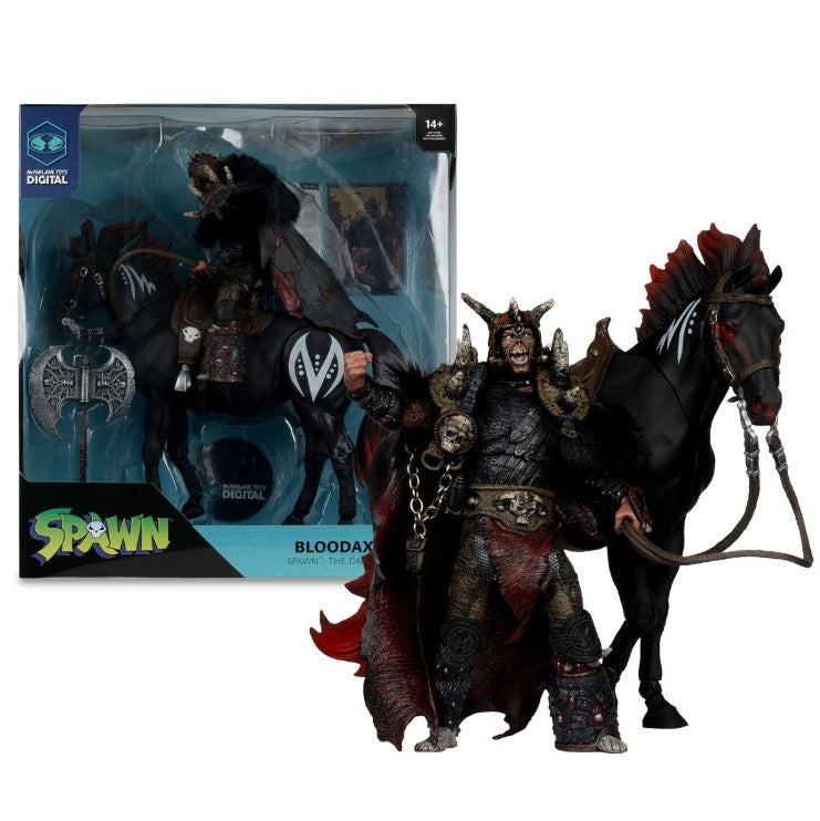 Spawn: The Dark Ages Bloodaxe with Horse 7-Inch Scale Action Figure 2-Pack with McFarlane Toys Digital Collectible