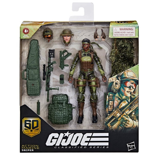 G.I. Joe Classified Series 60th Anniversary 6-Inch Action Marine Sniper Action Figure