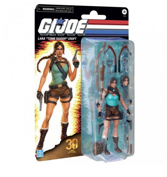 Preorder due Oct 2026 - G.I. Joe Classified Series Retro Cardback Collaborative Lara Croft TOMB RAIDER
