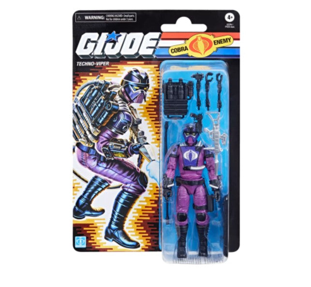 PRE-ORDER for July 2026 - G.I. Joe Classified Series Retro Cardback Techno-Viper